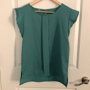 Teal Blouse from Shein